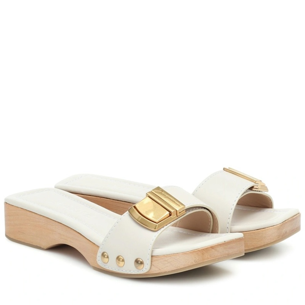 Jacquemus SS20 Les Sandales Tatanes in white Size 38 as seen on the runway